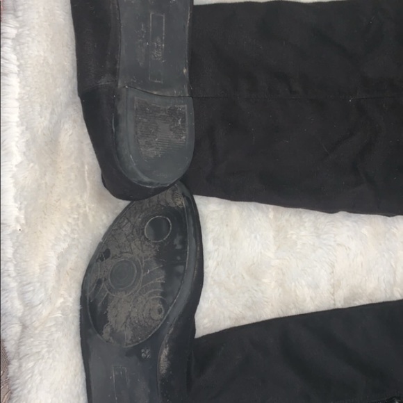 Black Knee High Boots - Picture 5 of 7